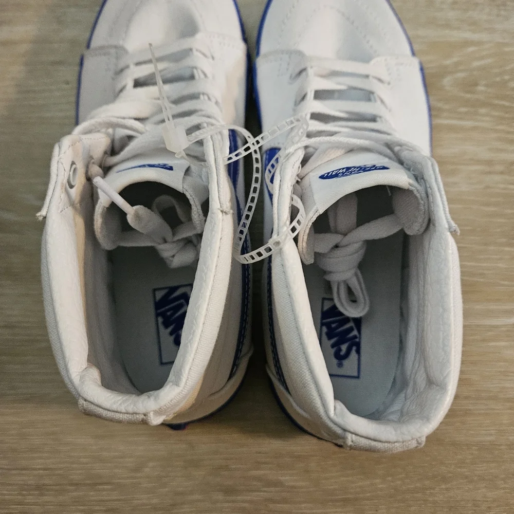 NWOB Vans Sk8 Hi Paint Splatter True White Sneaker Skateboard